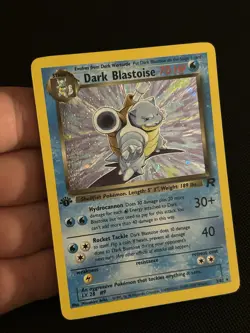Dark Blastoise 3/82 1st Edition Team Rocket Holo Rare WOTC Vintage Pokemon - Image 3