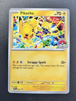 Pokemon TCG Scarlet & Violet Pikachu Promo 2025 World Championships SVP EN #225 - Image 1