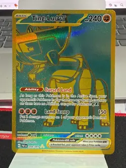 Pokemon 2024 SV Paldean Fates PAF en Ting-Lu EX #244/091 - Image 2