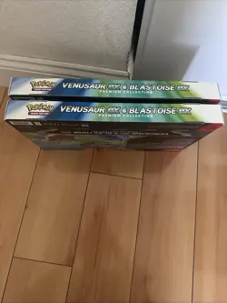 Set Of 2 Pokemon TGC Venusaur ex and Blastoise ex Premium Collection GameStop EX - Image 3