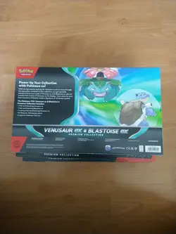Set Of 2 Pokemon TCG Venusaur ex and Blastoise ex Premium Collection GameStop EX - Image 2