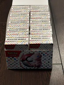 Pokemon 151 Booster Bundle Display 10 Sealed Booster Bundles Unsealed Display - Image 3
