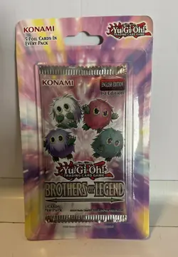 1 Yugioh - Brother of Legend 1st Edition Brand New/Sealed Blister Packs - Image 1