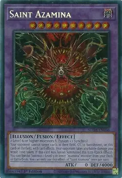 Saint Azamina - SUDA-EN036 - Secret Rare - 1st Edition NM YuGiOh! Supreme Darkn - Image 1