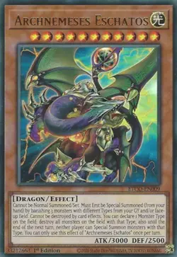 Archnemeses Eschatos - ETCO-EN009 - Ultra Rare - 1st Edition LP YuGiOh! Eternit - Image 1