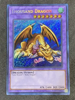 YuGiOh! - Thousand Dragon MRD-EN143 Secret Rare 25th Anniversary Edition NM - Image 1