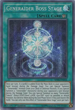 1x Generaider Boss Stage - MYFI-EN034 - Secret Rare - 1st Edition NM YuGiOh! My - Image 1