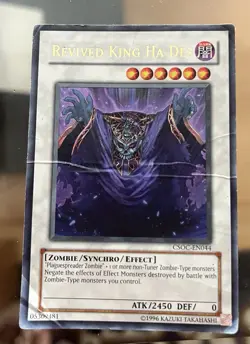 YuGiOh! Revived King Ha Des CSOC-EN044 Ultra Rare Unlimited Edition Edison - Image 1