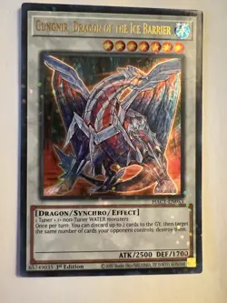 GUNGNIR, DRAGON OF THE ICE BARRIER HAC1-EN053 1ST ED YUGIOH (DUEL TERMINAL NM) - Image 1