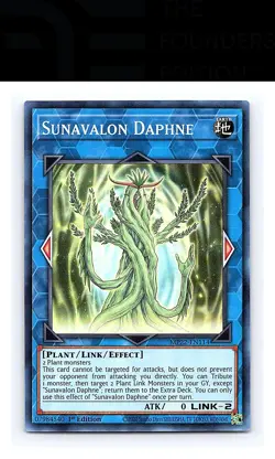Sunavalon Daphne #MP22-EN114 2022 Tin of the Pharaoh's Gods Yugioh Super Rare - Image 1