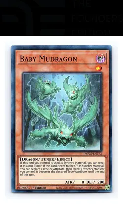 Baby Mudragon #MP22-EN172 2022 Tin of the Pharaoh's Gods Yugioh Ultra Rare - Image 1