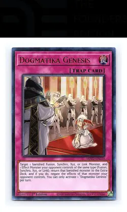Dogmatika Genesis #MP22-EN039 2022 Tin of the Pharaoh's Gods Yugioh Ultra Rare - Image 1