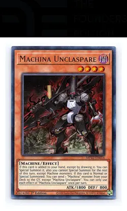Machina Unclaspare #MP22-EN014 2022 Tin of the Pharaoh's Gods Yugioh Ultra Rare - Image 1