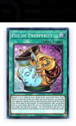 Pot of Prosperity #MP22-EN037 2022 Tin of the Pharaoh's Gods Yugioh - Image 1