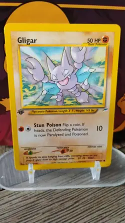 GLIGAR Neo Destiny POKEMON 1st Edition Non-Holo 2002 Trading Card 67/105 - Image 1