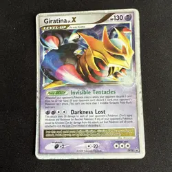 Giratina LV.X DP38 Diamond & Pearl Black Star Promo Holo Pokemon Card DMG - Image 1