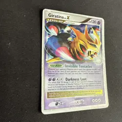Giratina LV.X DP38 Diamond & Pearl Black Star Promo Holo Pokemon Card DMG - Image 3