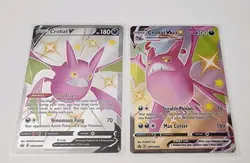 Crobat Vmax SWSH099 Crobat V SWSH098 - Shining Fates Promo Pokemon Card - Image 1