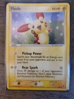 Pokemon TCG Plusle EX Trainer Kit 2 6/12 Holo Common Card 2006 Ungraded - Image 1