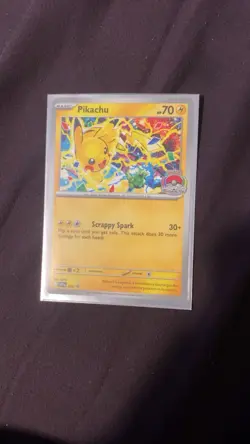1x Pikachu Promo 2025 World Championships SVP EN 225 Pokemon Card Worlds VLP - Image 1