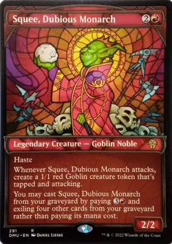 291 SQUEE, DUBIOUS MONARCH SHOWCASE RARE DOMINARIA UNITED MTG CARD - Image 1