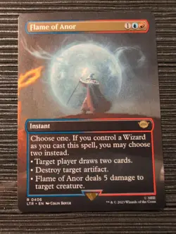 Flame of Anor (Borderless) the Lord of the Rings MTG Card 406 - Image 1