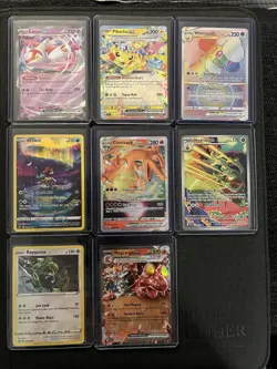 Modern Pokemon Card Binder Lot Collection - Illustration Rare, FA's, Ex’s, Promo - Image 2
