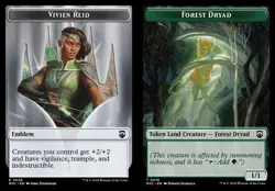 4x Forest Dryad/Vivien Reid Token, Modern Horizons 3 Tokens, MTG, 4 pack, Magic - Image 1
