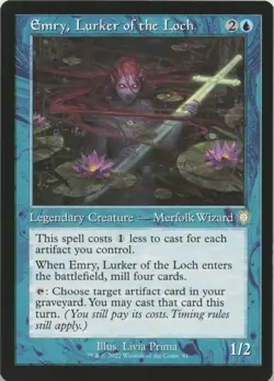 Emry, Lurker of the Loch (Retro Frame) R Commander: The Brothers' War 81 - MTG - Image 1
