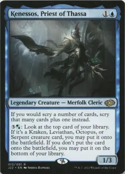 Kenessos, Priest of Thassa R Jumpstart 2022 13 - MTG - Image 1