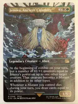 NM MTG Jenova, Ancient Calamity Borderless - Final Fantasy - 0346 - Image 1