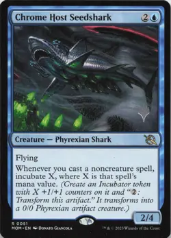 Chrome Host Seedshark R Promo Pack: March of the Machine 51 - MTG - Image 1