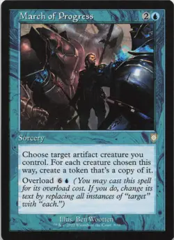 March of Progress (Retro Frame) R Commander: The Brothers' War 8 - MTG - Image 1