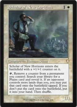 Scholar of New Horizons (Retro Frame) R Commander: The Brothers' War 6 - MTG - Image 1