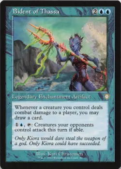 Bident of Thassa (Retro Frame) R Commander: The Brothers' War 80 - MTG - Image 1