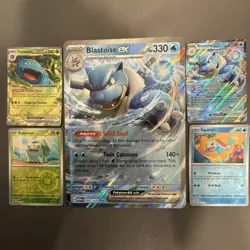 Pokemon 151 Blooming Waters Promo Set - Blastoise EX 009 Venusaur EX 003 & JUMBO - Image 1