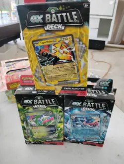 Pokemon Ex Battle Deck Lot of 3 Bundle Brand New to Unopened Factory Sealed - Image 1