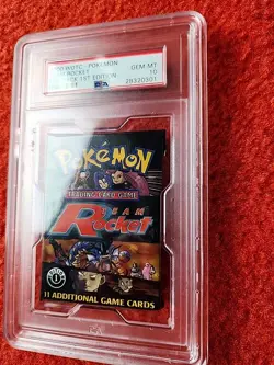 Pokemon Team Rocket Booster 1st Edition - PSA Gem Mint 10 - Image 3