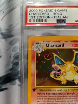 ITALIAN PSA 9 1st Edition Charizard 4 MINT Pokemon Italian Base Set - Image 3