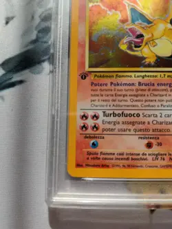 ITALIAN PSA 9 1st Edition Charizard 4 MINT Pokemon Italian Base Set - Image 5