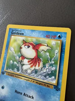 1999 Pokemon Jungle Goldeen 1st Edition #53/64 - Image 4
