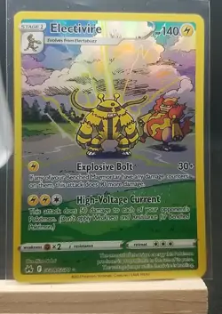 Electivire GG08/GG70 Crown Zenith: Galarian Gallery Pokemon Tcg Pack Fresh - Image 1