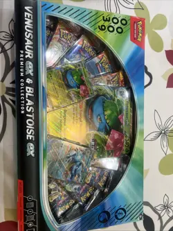 Pokemon TCG Venusaur & Blastoise ex Premium Collection GameStop Exclusive Box - Image 1