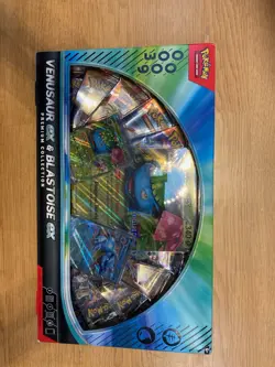Pokemon TCG Venusaur & Blastoise ex Premium Collection GameStop Exclusive Box - Image 1