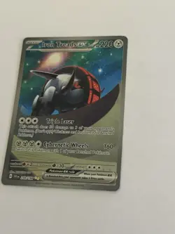Pokemon Iron Treads ex 248/198 Scarlet & Violet Special Illustration Rare NM - Image 3