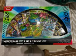 Pokemon TCG: Venusaur EX and Blastoise EX Premium Collection GameStop Exclusive - Image 1