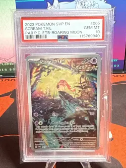 Scream Tail - 065 (Pokemon Center Exclusive) 065 Sv: Scarlet & Violet PSA 10 - Image 1