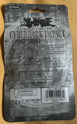 Yugioh Cyberdark Impact 1st Edition Blister Pack Factory Sealed (Warped Blister) - Image 2