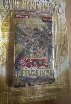 Yugioh Cyberdark Impact 1st Edition Blister Pack Factory Sealed (Warped Blister) - Image 4