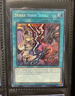 Stake your Soul! - MP24-EN142 - Prismatic Secret Rare - 1st Edition NM YuGiOh! - Image 1
